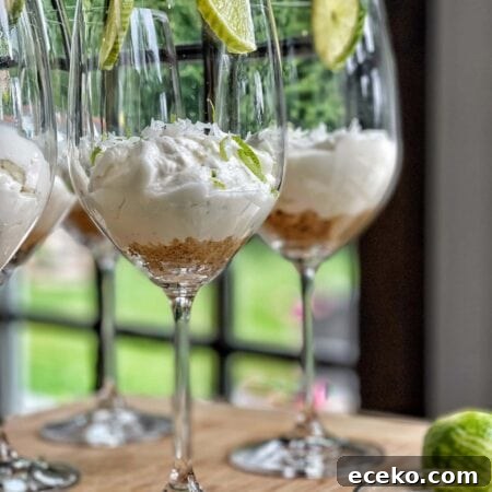 Creamy Key Lime Par parfaits with Graham Cracker Crust 13 key lime parfaits