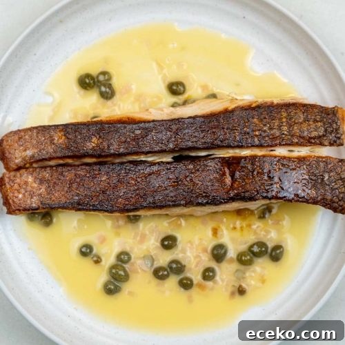 Salmon Beurre Blanc With Capers