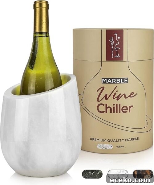 Marble wine chiller