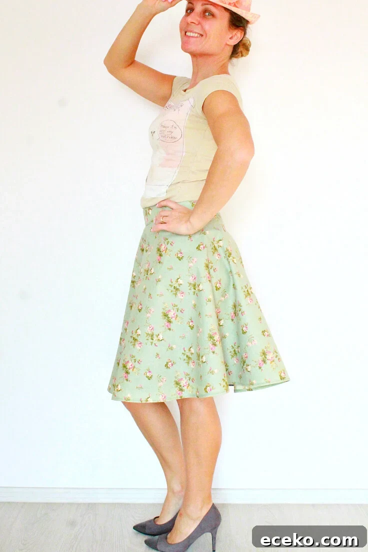 Half Circle Skirt Tutorial