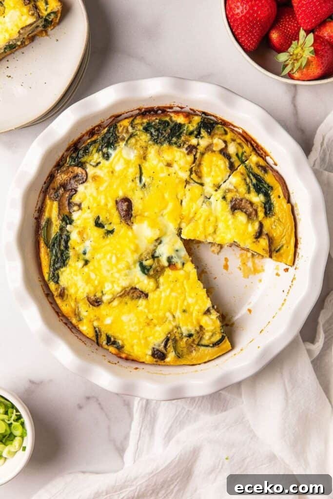 Gluten-Free Feta and Spinach Quiche Recipe 10 gluten free spinach mushroom & feta quiche