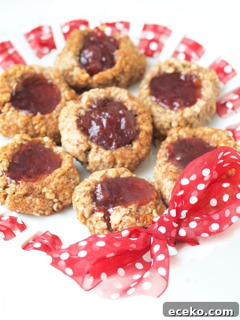 Vegan and Healthy Thumbprint Cookie Recipe