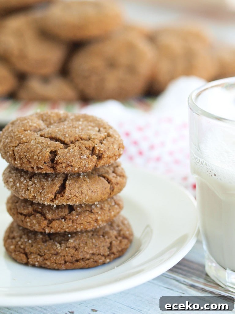Healthier Ginger Cookies Recipe