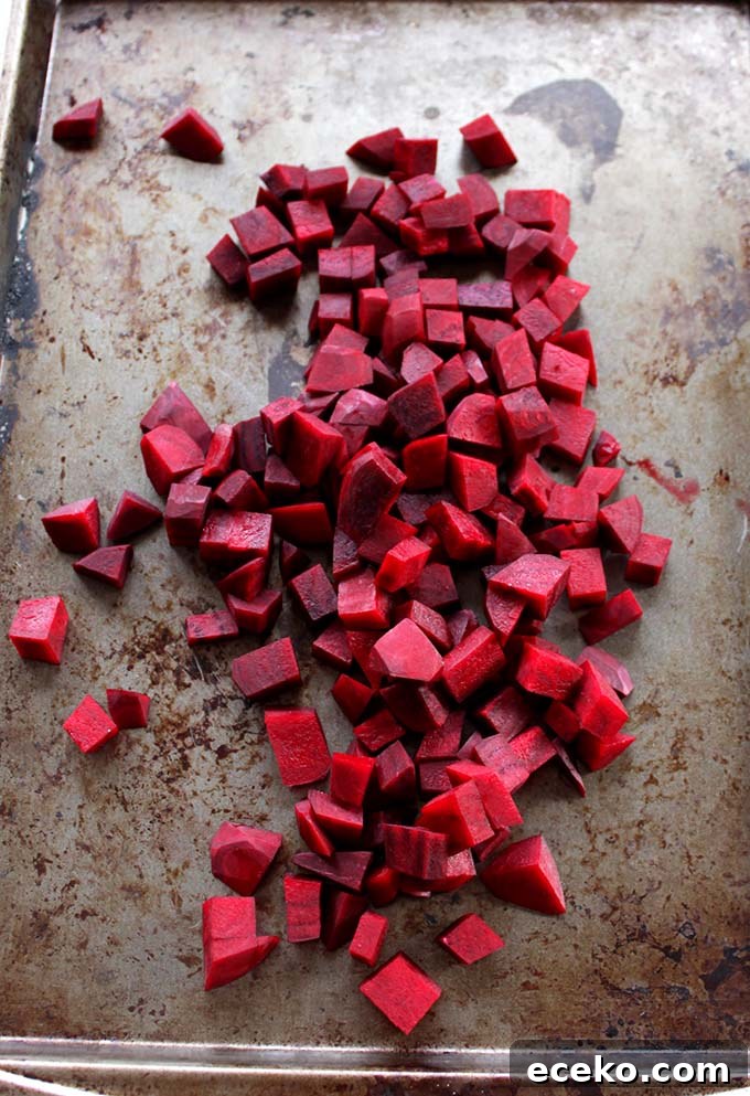 Honey-Roasted Beet Salad with Whipped Goat Cheese Delight 4 Honey Roasted Beet Salad #Vegetarian