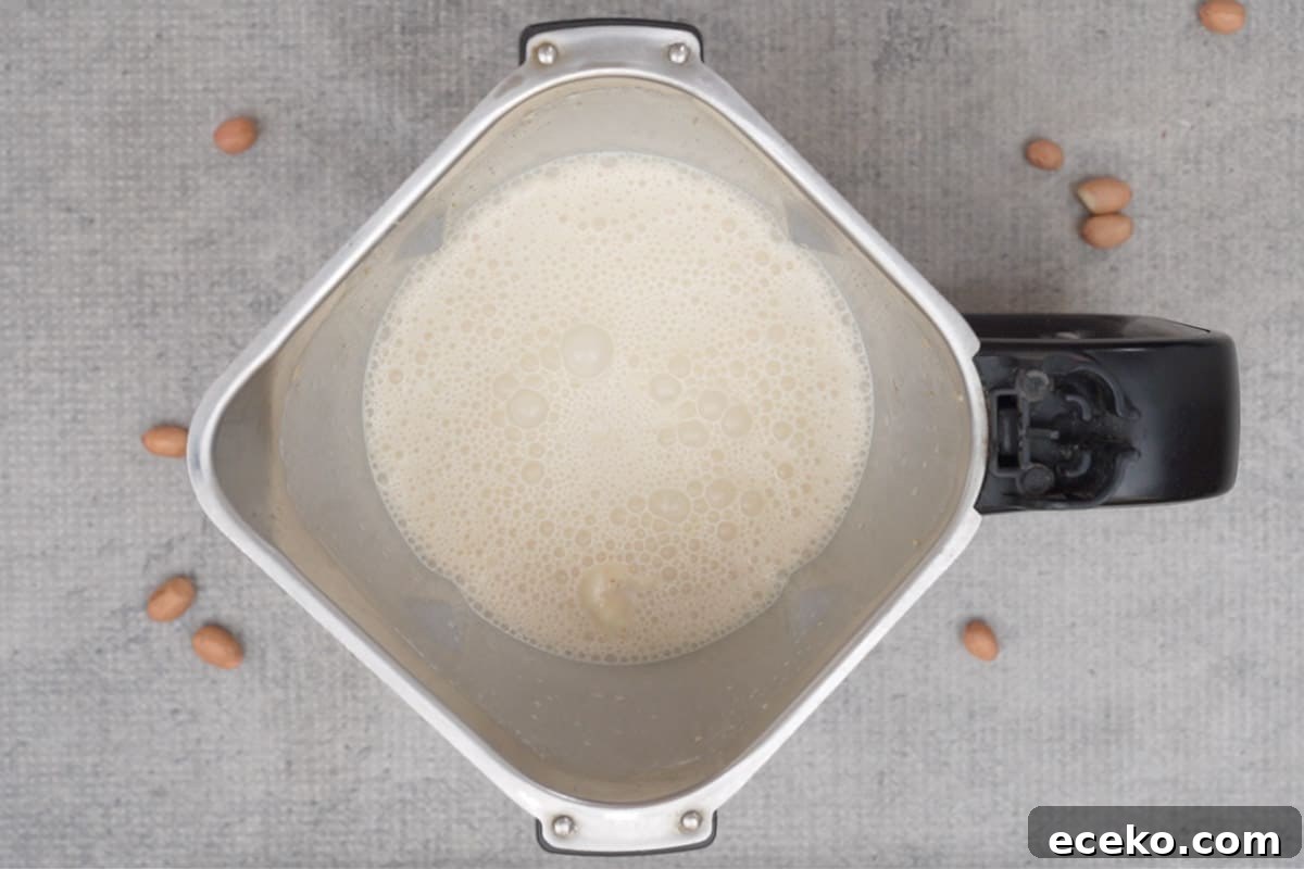 Ready peanut butter shake.