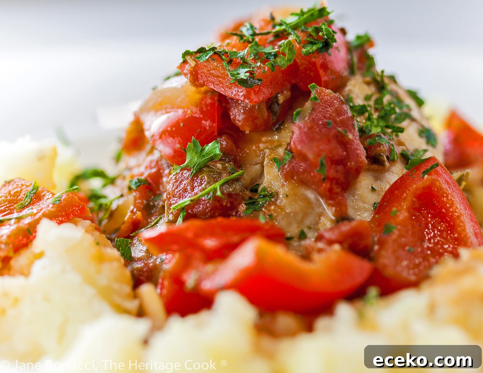 Tight close up of cacciatore. 