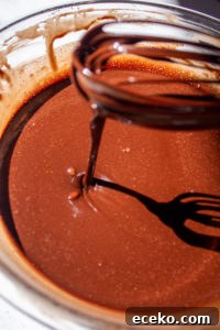 chocolate cake batter