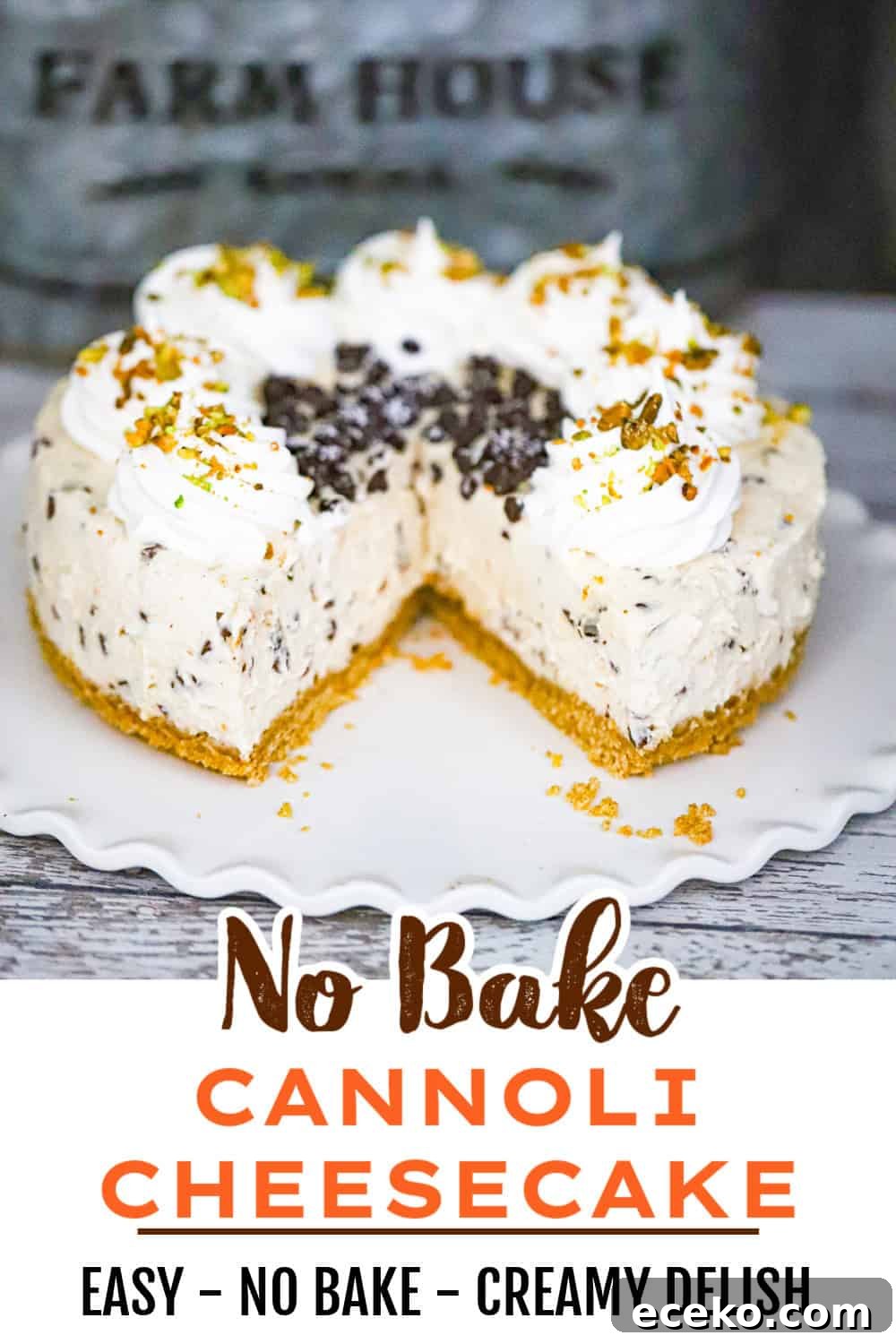 CHOCOLATE CHIP DESSERT WITH RICOTTA AND CREAM CHEESE