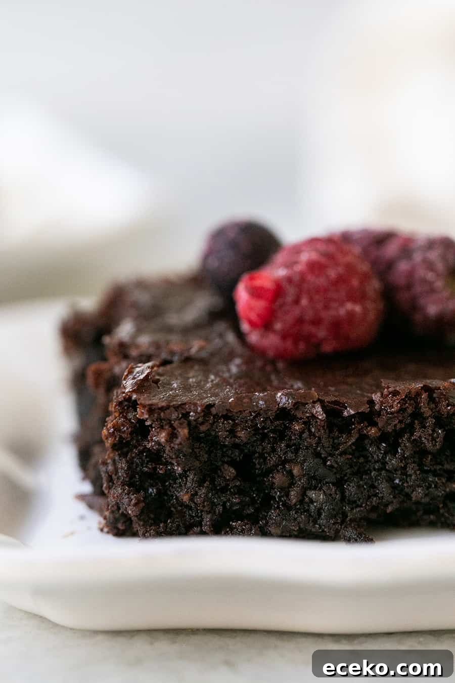 Fudgy Gluten-Free Brownies with Rich Chocolate Flavor 4 Moist gluten free chocolate brownie.