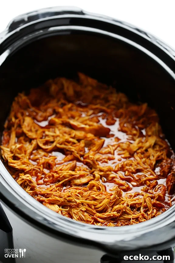 Slow Cooker Shredded Chicken