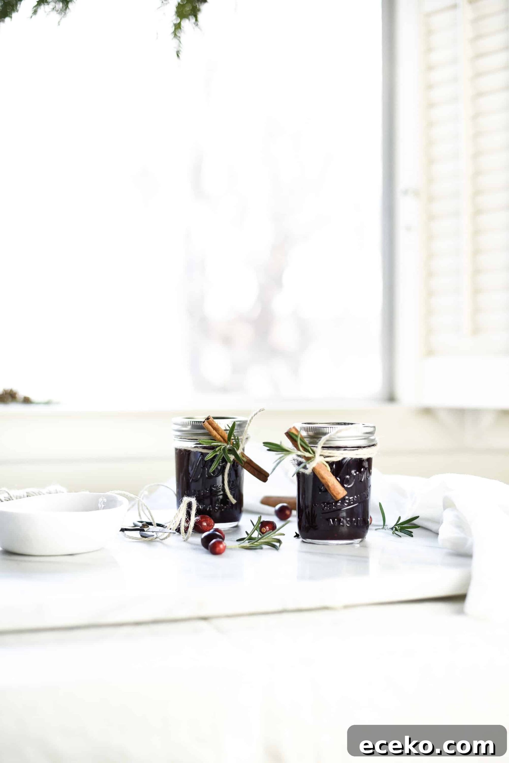 Spiced Cranberry Jam with Rosemary & Cinnamon — Homemade Preserves 3 img 2809 2 scaled
