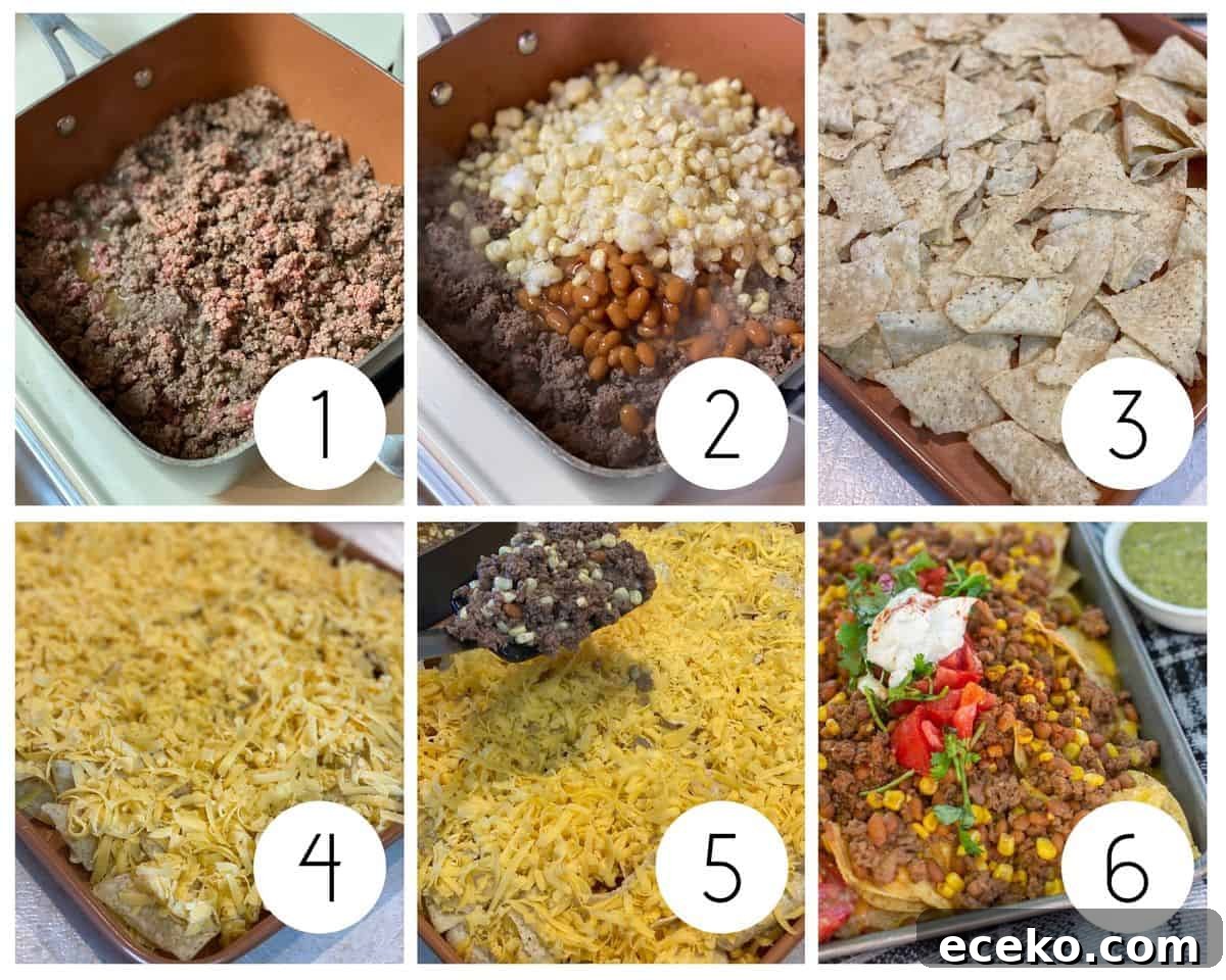 how to make nachos in the oven step by step photos