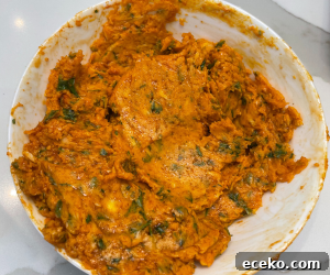 Gochujang butter mixed