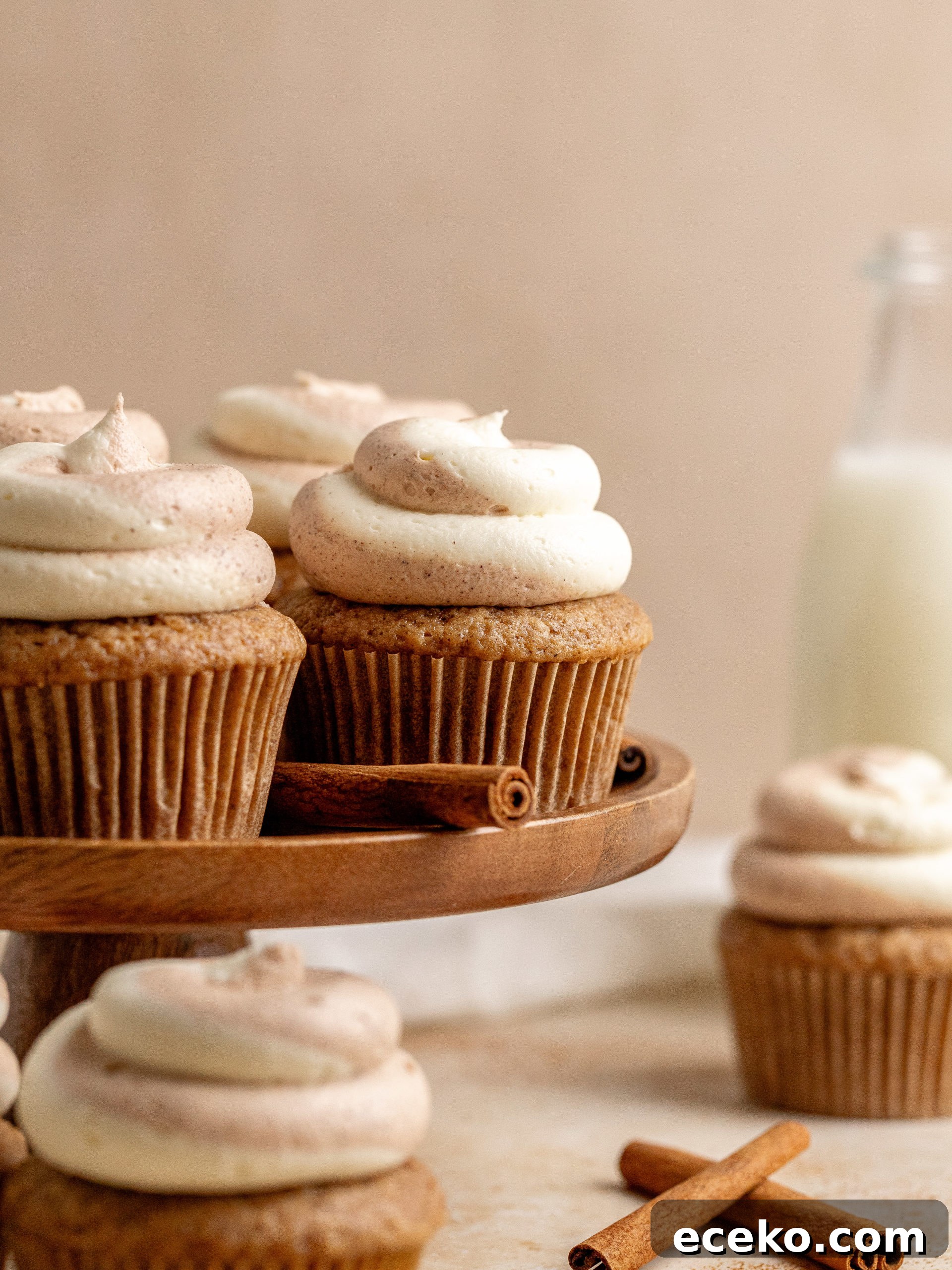 Ultimate Moist Cinnamon Cupcakes Recipe for Perfectly Spiced Treats 8 Finished cupcakes