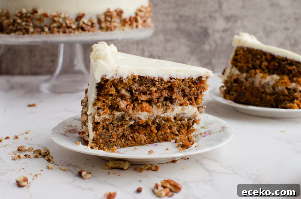 Moist Carrot Cake Recipe with Cream Cheese Frosting 4 img 3257 3