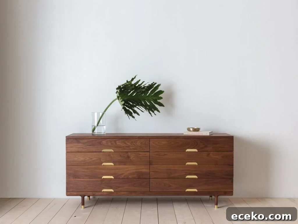 natural wood dresser from kalon studios