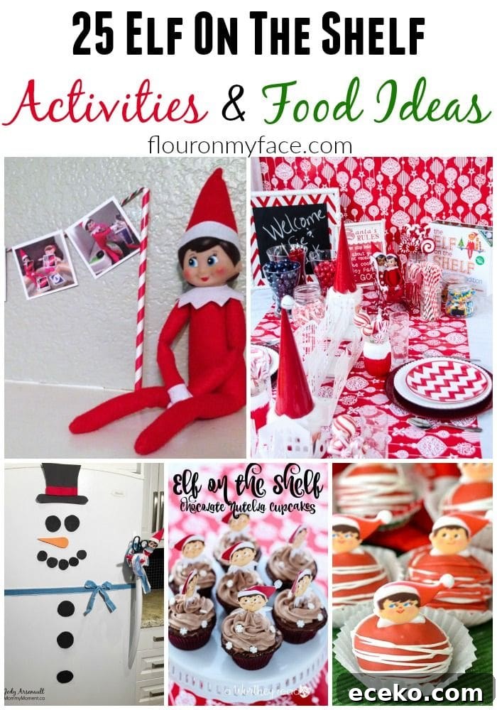 25 Elf on the Shelf Activities and Food Ideas to get the kids excited about their favorite Christmas Elf