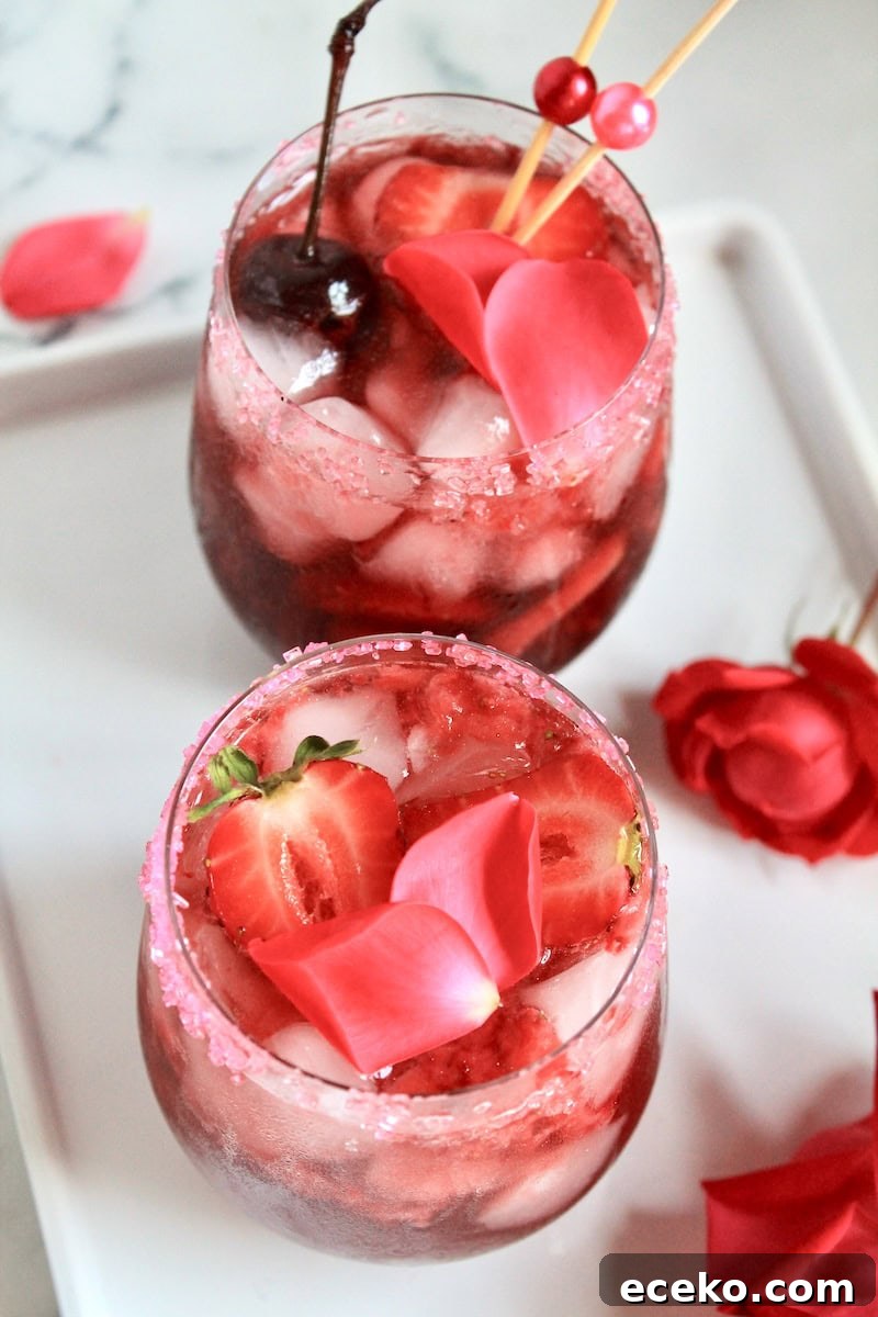 easy valentine's day cocktail