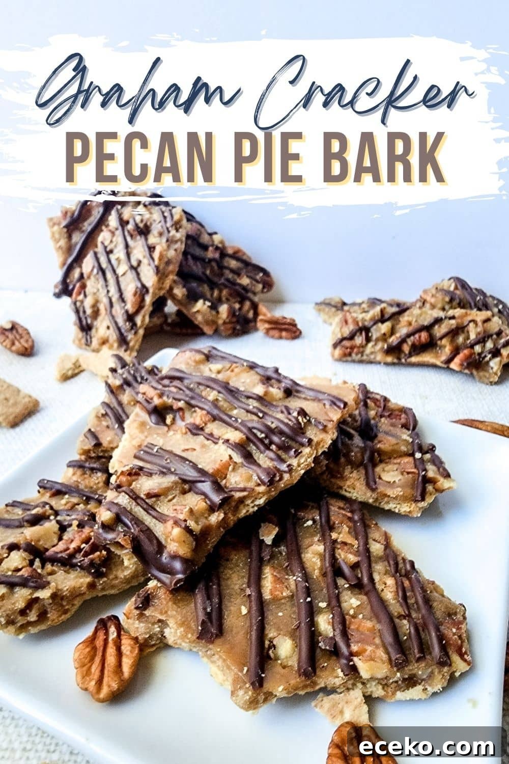 Pecan Pie Bark with Graham Crackers — 5-Ingredient Dessert 2 img 3788 1