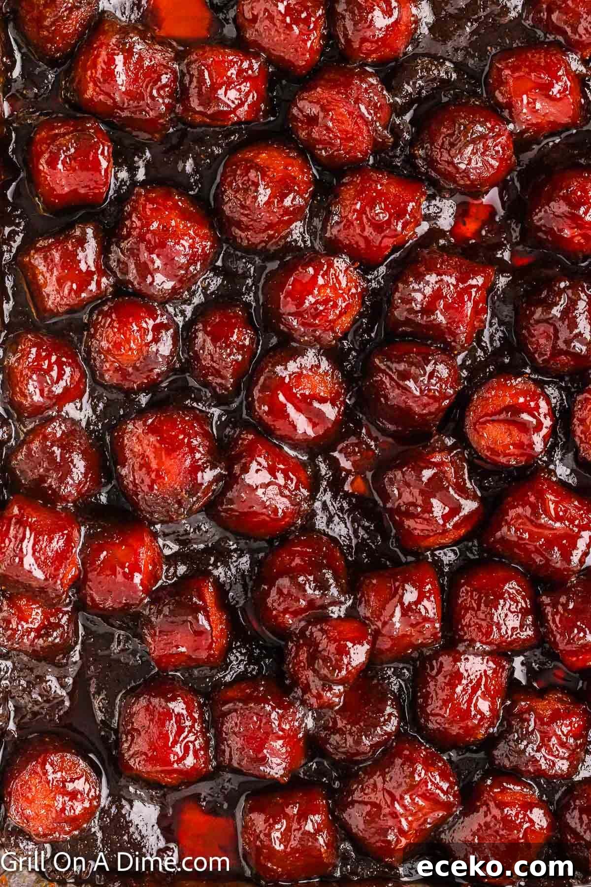 Smoky Burnt Ends Hot Dogs: Crispy, Charred BBQ Bites 11 Hot Dog Burnt Ends in a BBQ Mixture