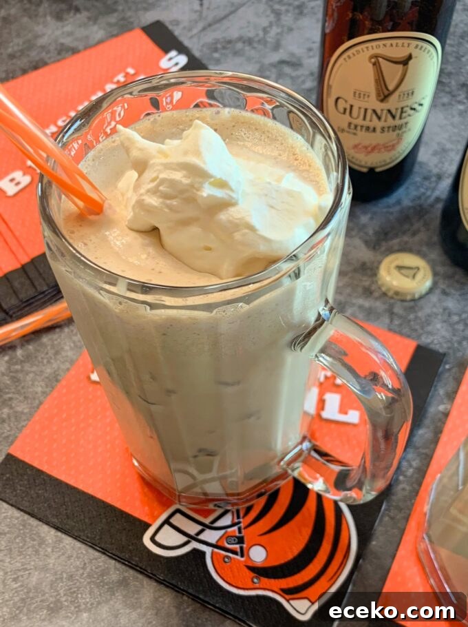 Stout Caramel Milkshake.
