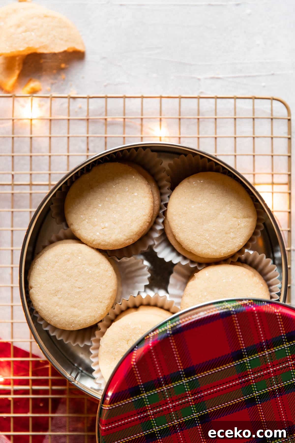 butter cookies tin can christmas cookies