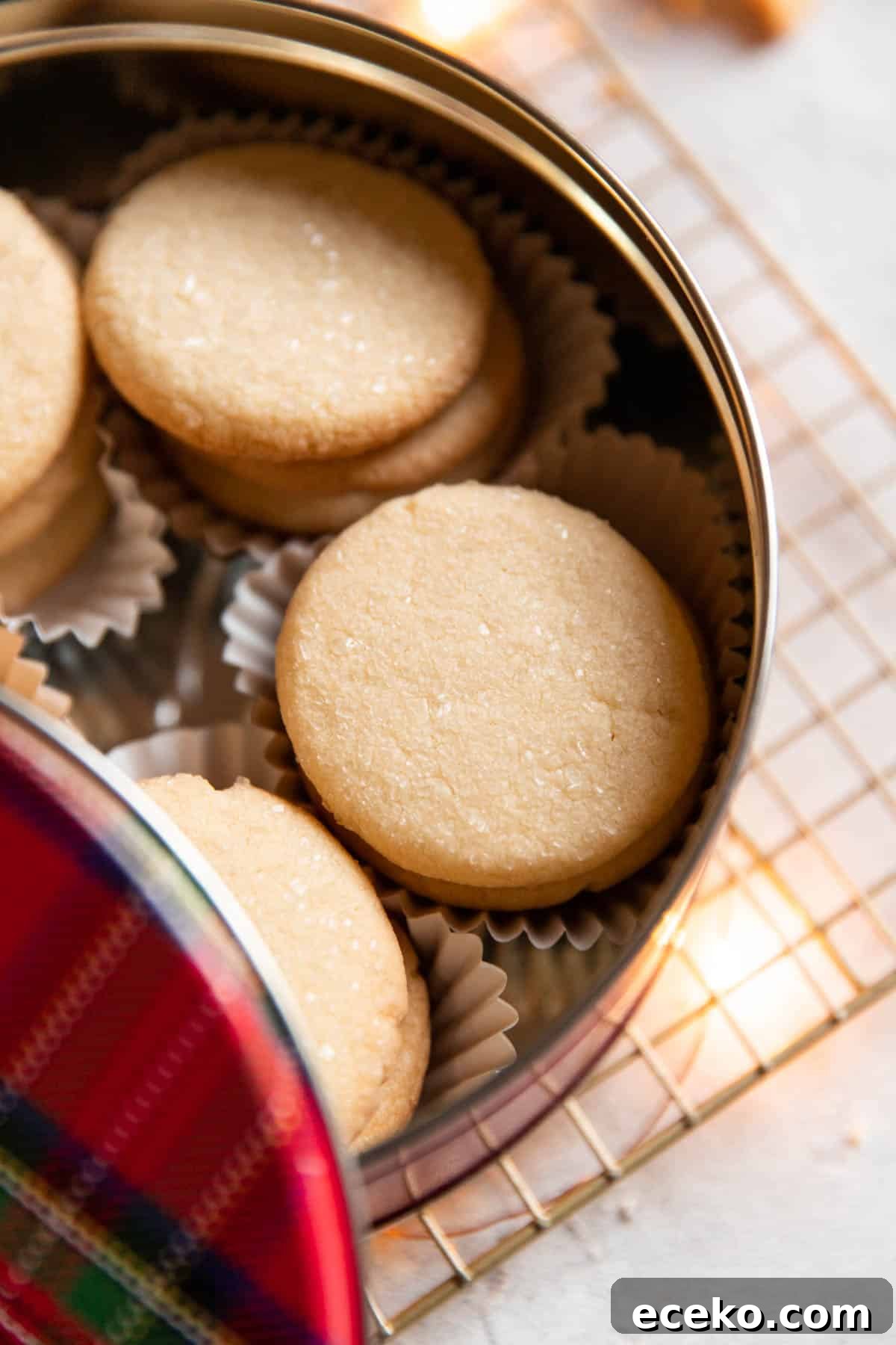 butter cookies tin can christmas cookies