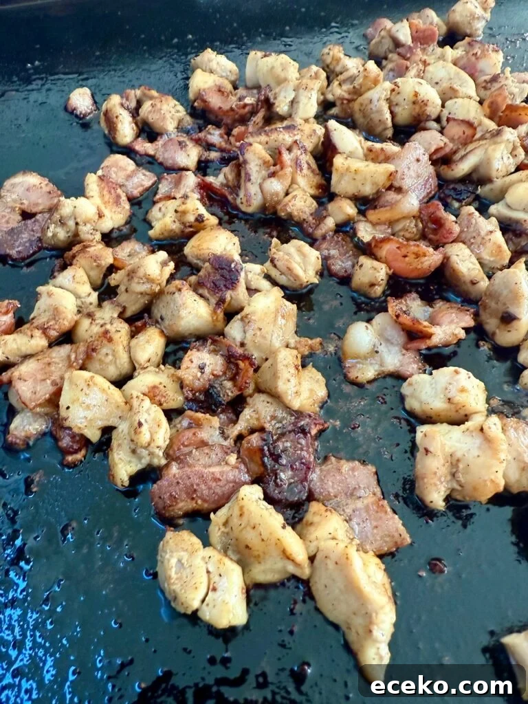 Blackstone Chicken Bacon Ranch Tacos