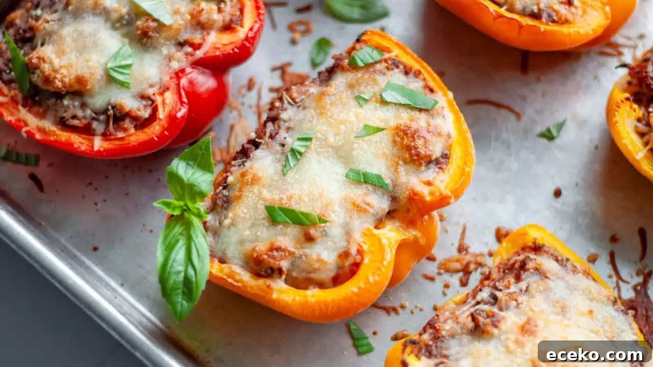 Ground Beef Stuffed Bell Peppers