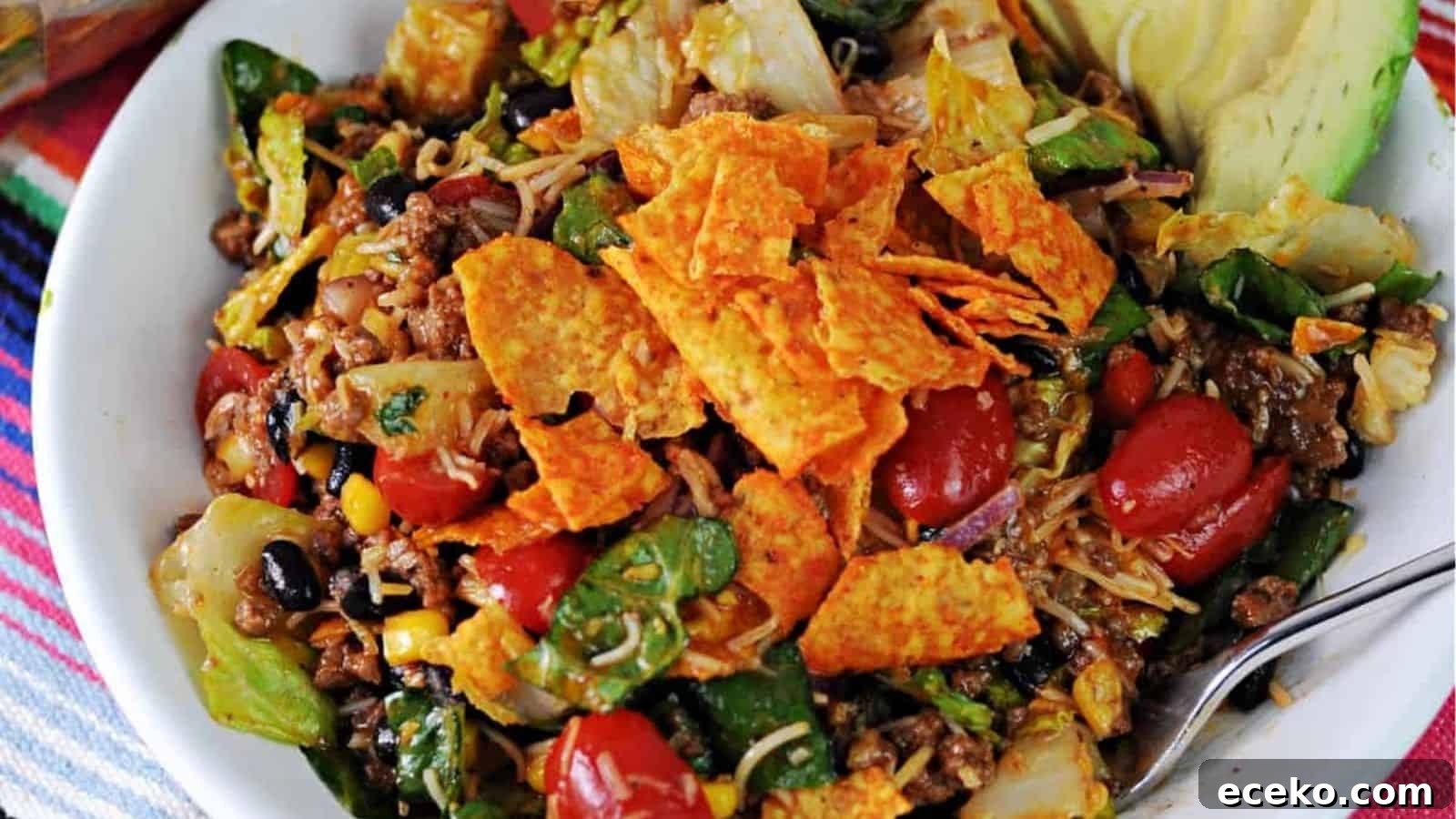 Taco Salad With Catalina Dressing