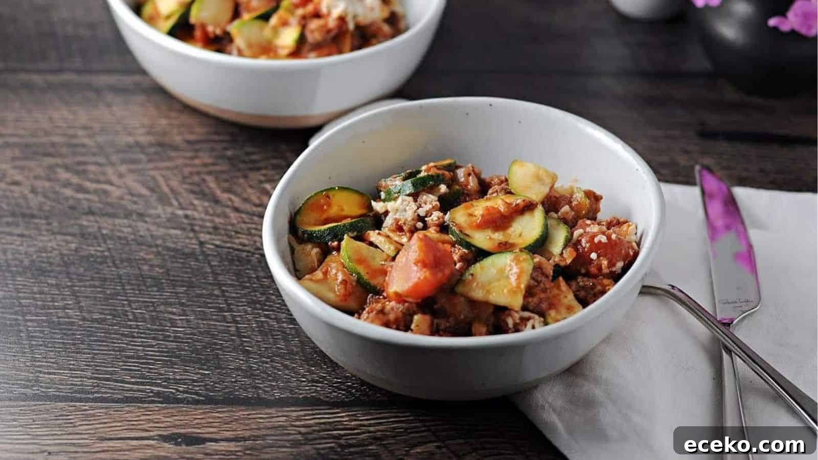 Ground Beef Zucchini Casserole