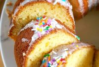 Vanilla Sour Cream Bundt Cake from Boxed Mix