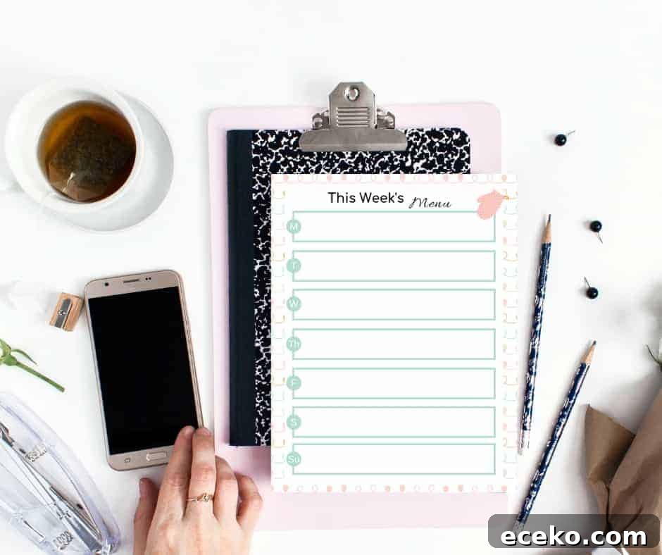 Meal planning visuals
