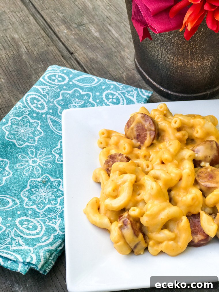 Creamy Pumpkin Sausage Mac and Cheese Recipe 2 Pumpkin Sausage Mac and Cheese
