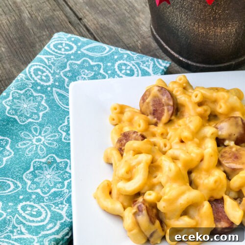 Pumpkin Sausage Mac and Cheese