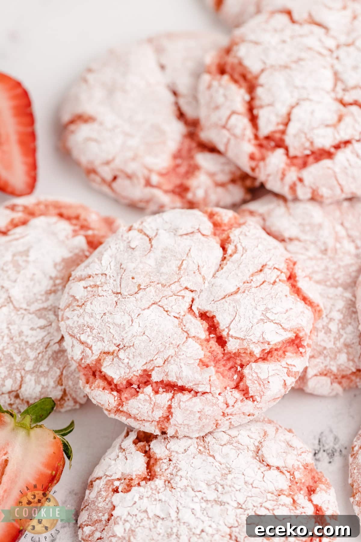 Strawberry cookies