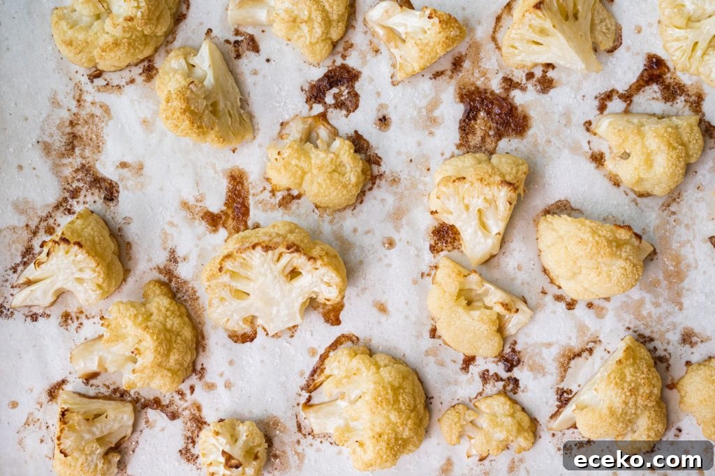 oven roasted cauliflower