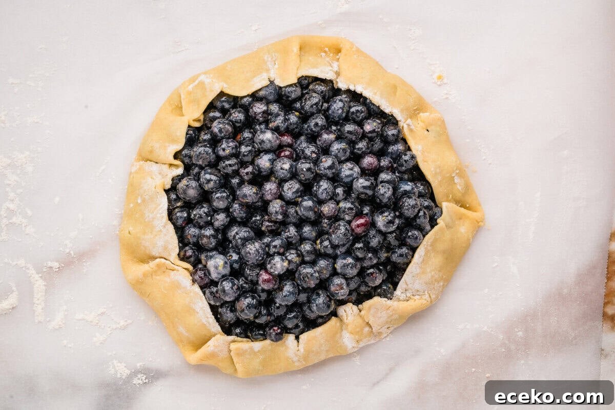Egg washed galette