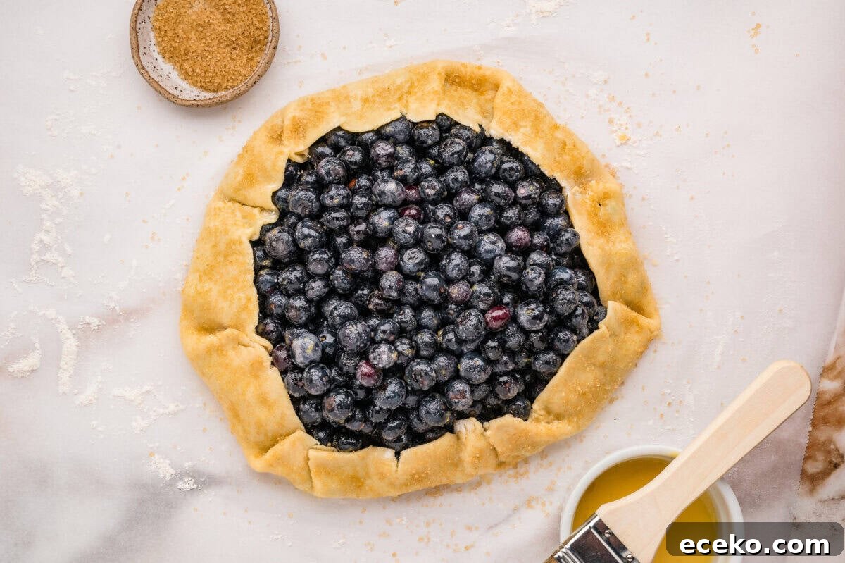 Baked galette cooling