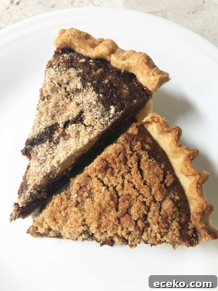 Shoo-Fly Pie comparison