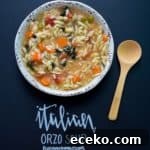Italian Orzo Soup