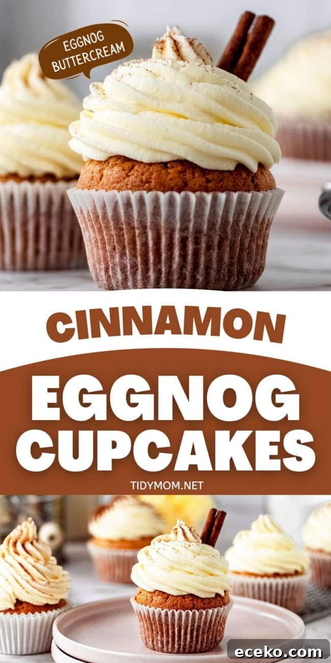 cupcakes with fluffy buttercream and a cinnamon stick on top