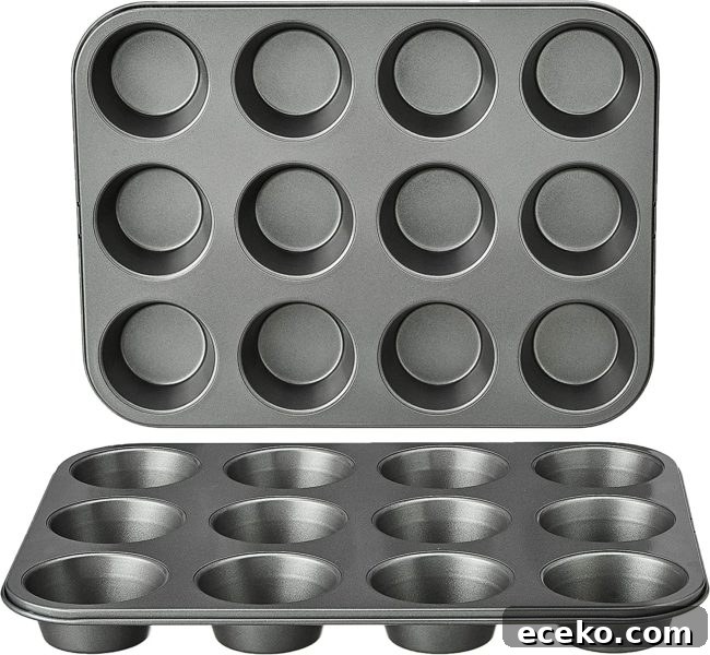 12- cup muffin pans