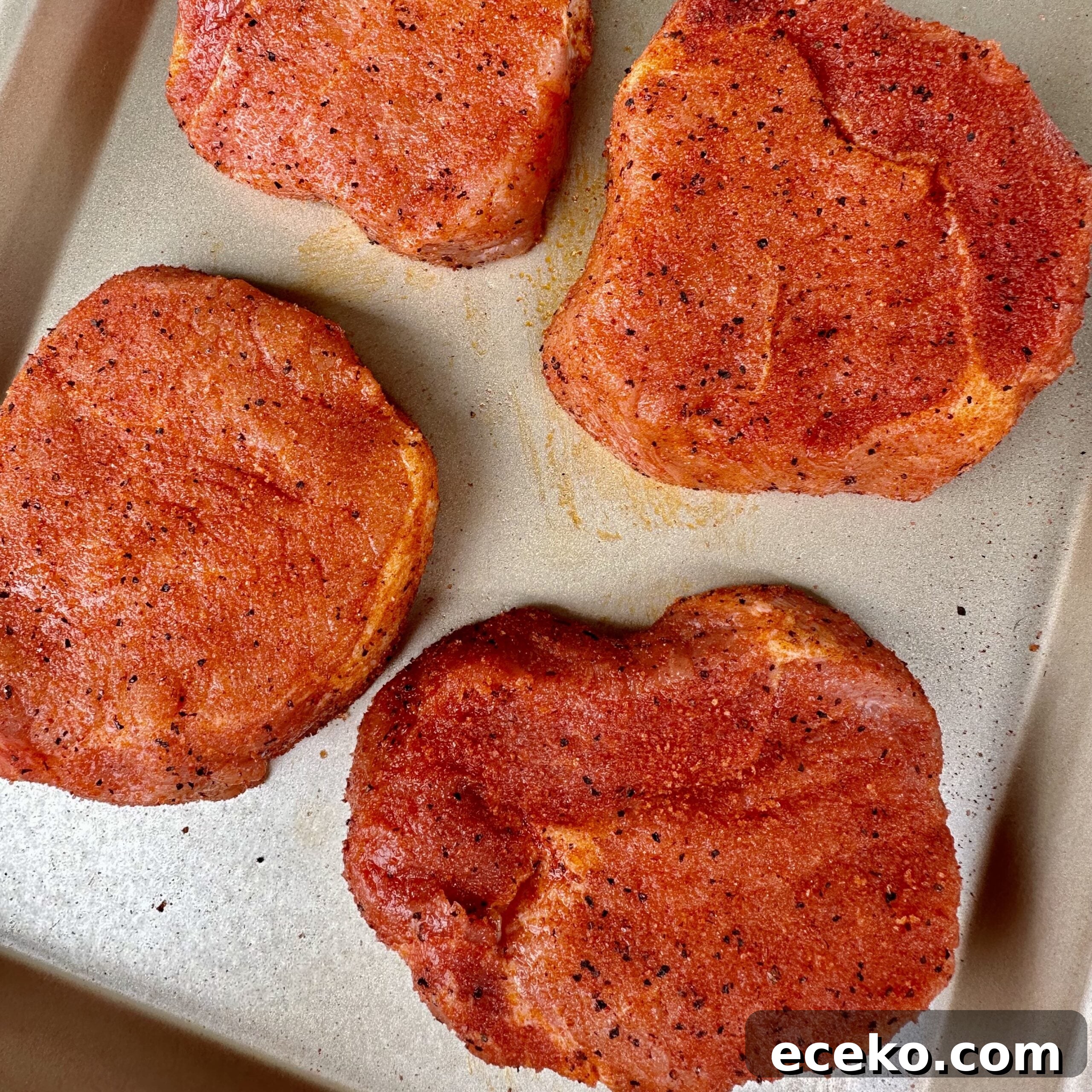 Seasoned pork chops