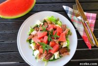 Keto Watermelon, Prosciutto & Feta Salad Recipe