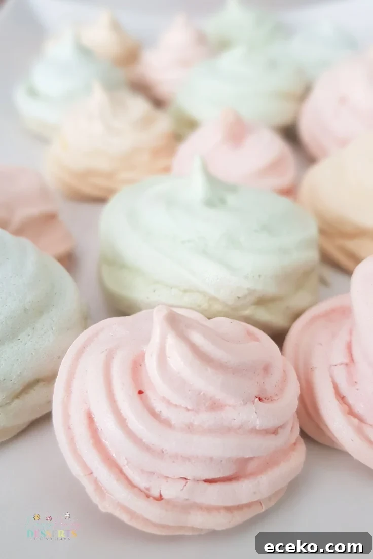 Meringue cookies