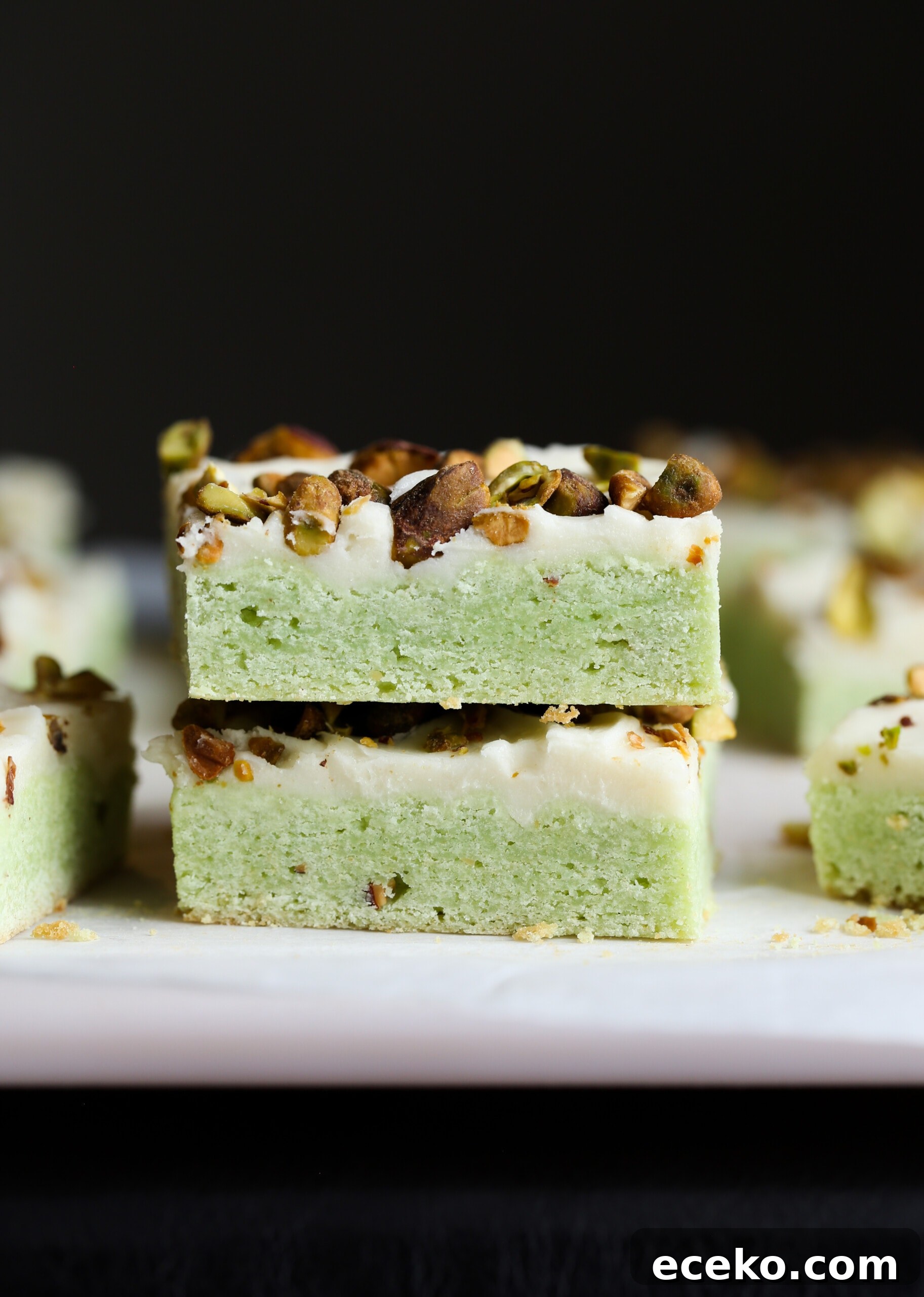 2 stacked Pistachio Bars