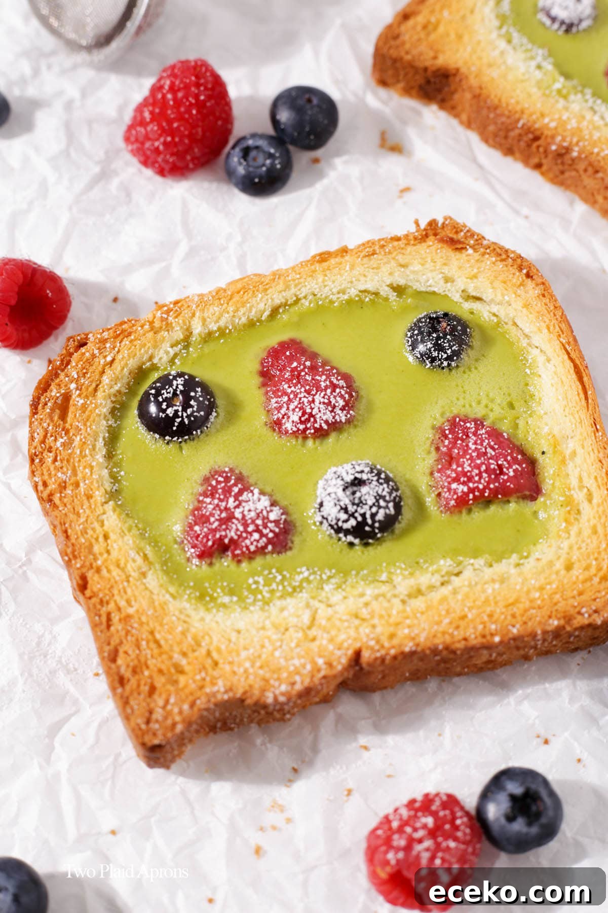 Creamy Matcha Custard Toast Recipe for Breakfast or Brunch 7 img 6092 6