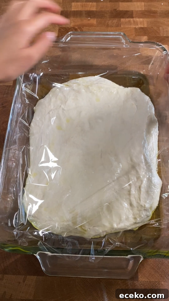 Proofed dough