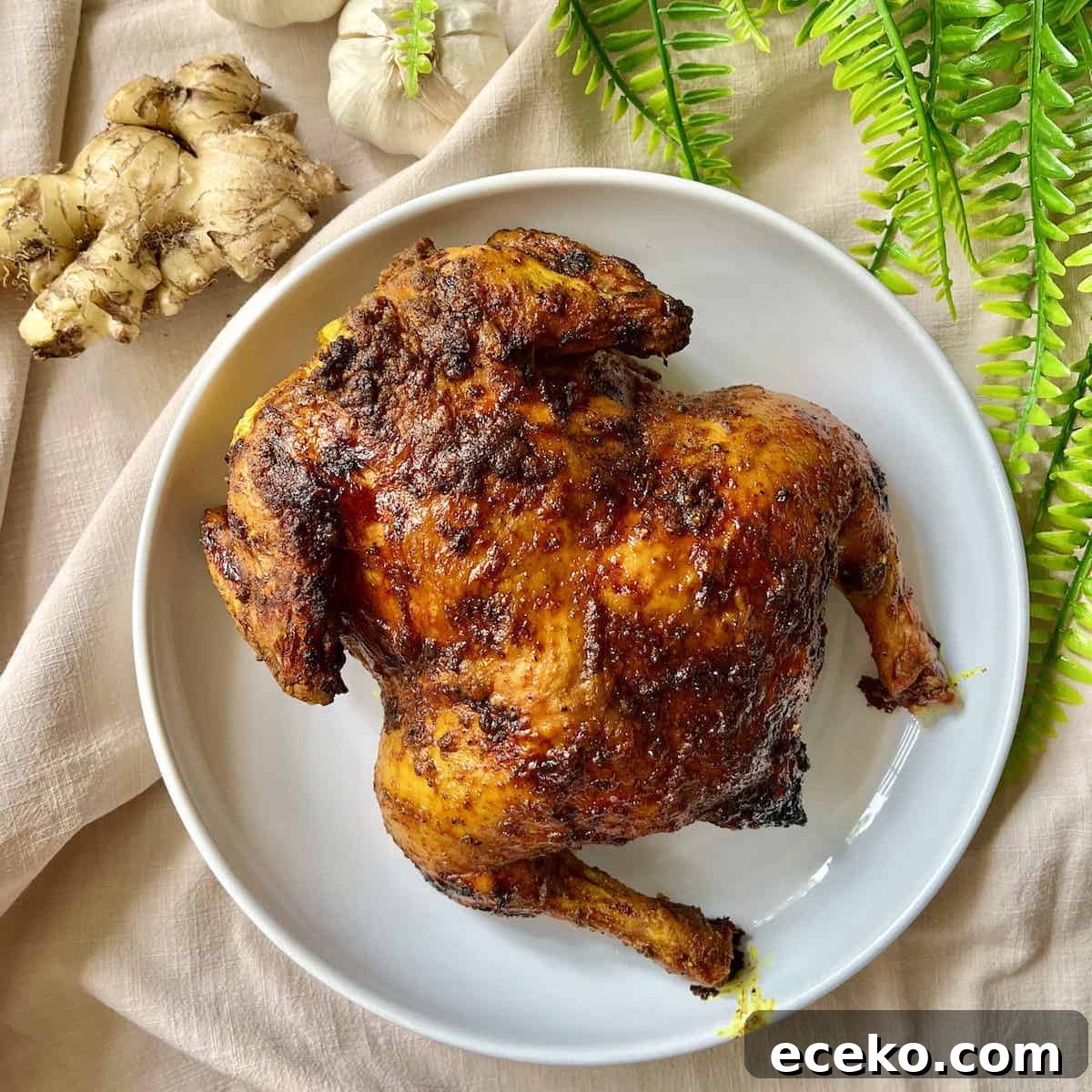 Turmeric Black Pepper Chicken Roast